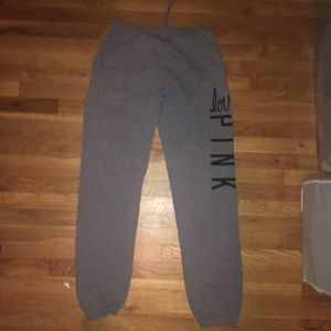 VS PINK Comfy Grey Sweatpants